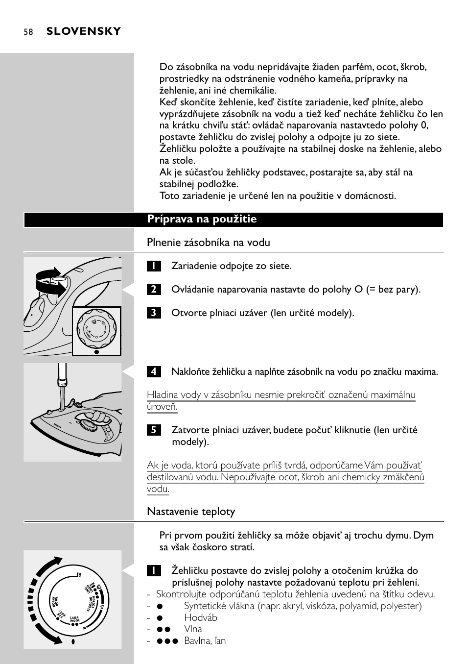 Philips GC2305 User Manual | Page 58 / 138