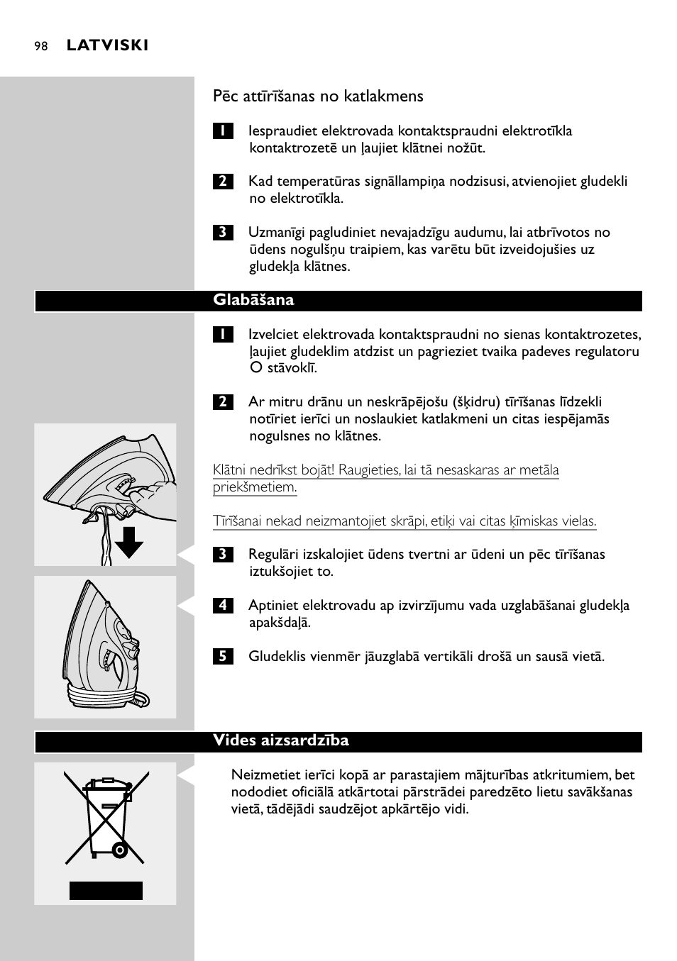 Philips GC2305 User Manual | Page 98 / 138