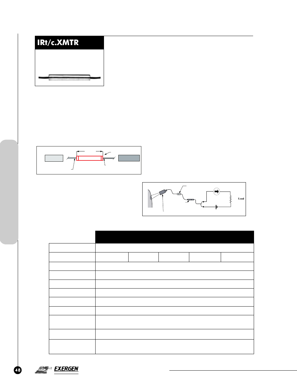 Exergen Transmitter IRt/c.XMTR User Manual | 7 pages