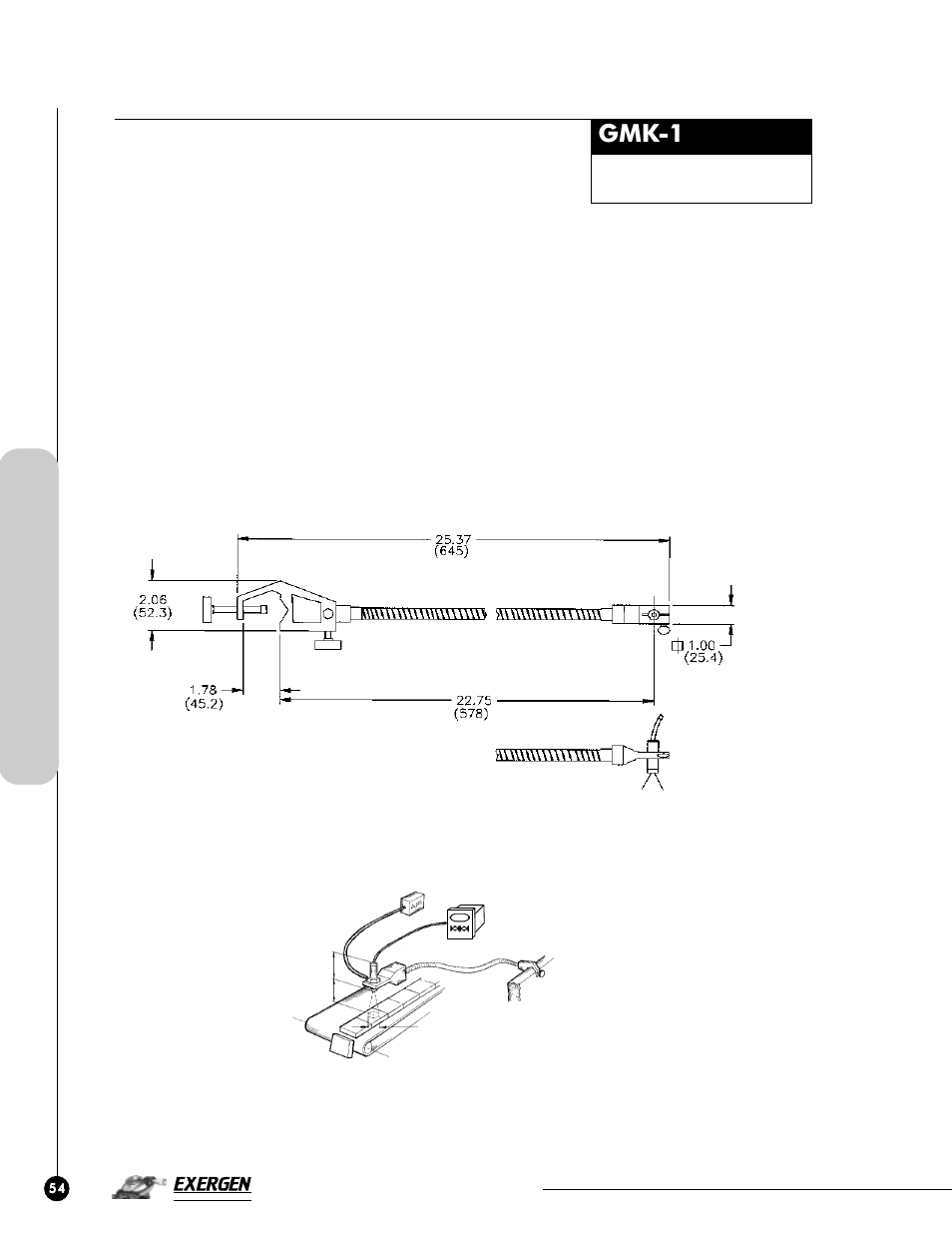 Gooseneck mounting kit, Gmk-1, Irt/c accessories | For fast, convenient testing of irt/c’s | Exergen Transmitter IRt/c.XMTR User Manual | Page 7 / 7