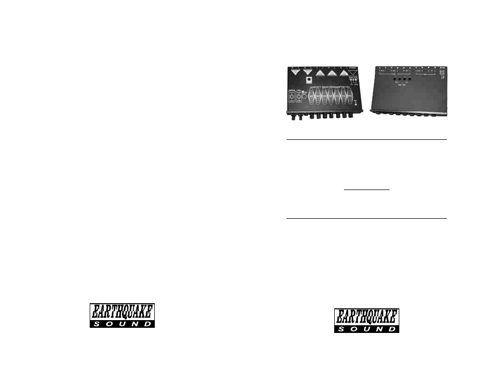 EarthQuake EQ4000PXI User Manual | 6 pages