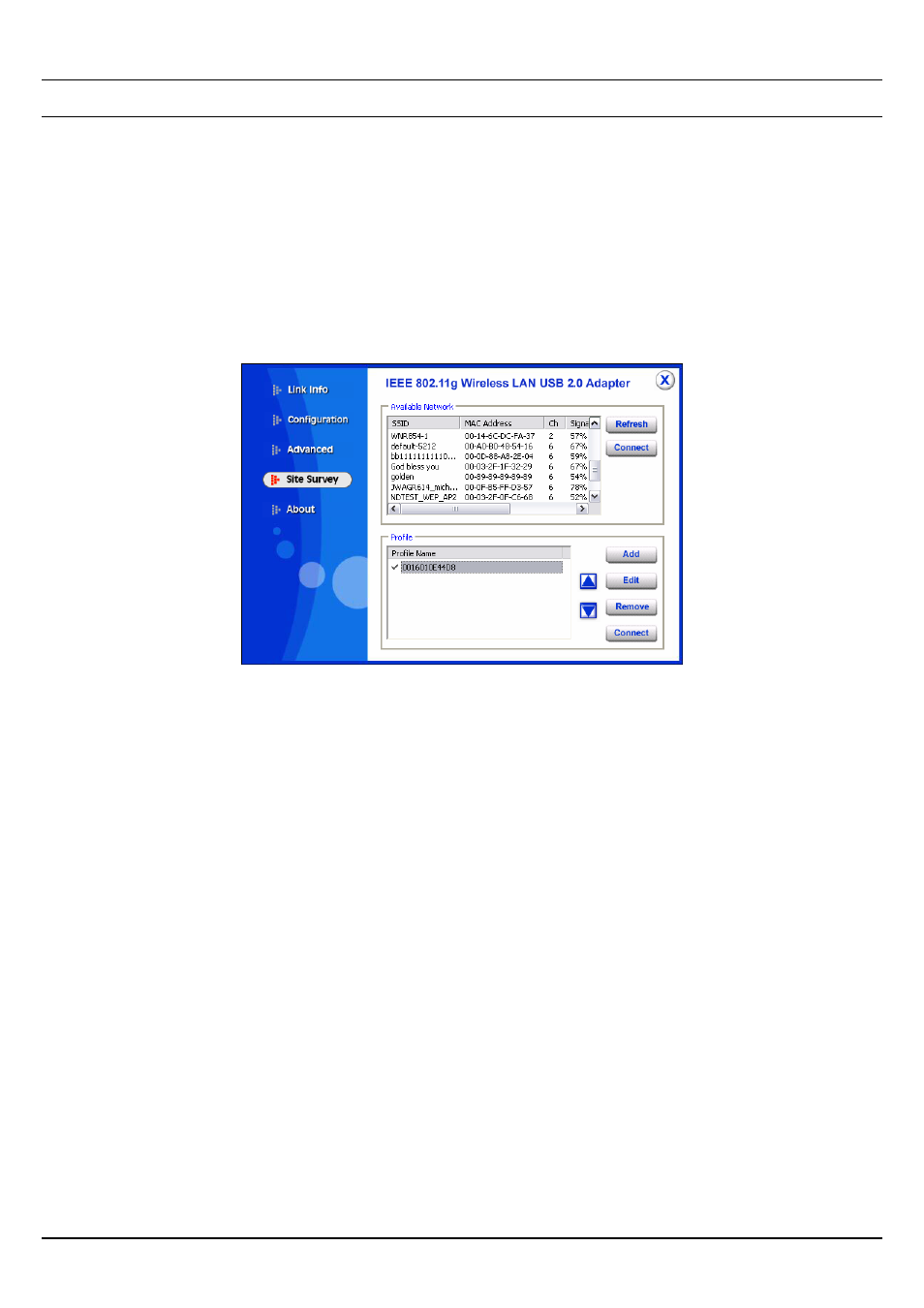 Site survey | Encore electronic ENUWI-G2 User Manual | Page 14 / 16