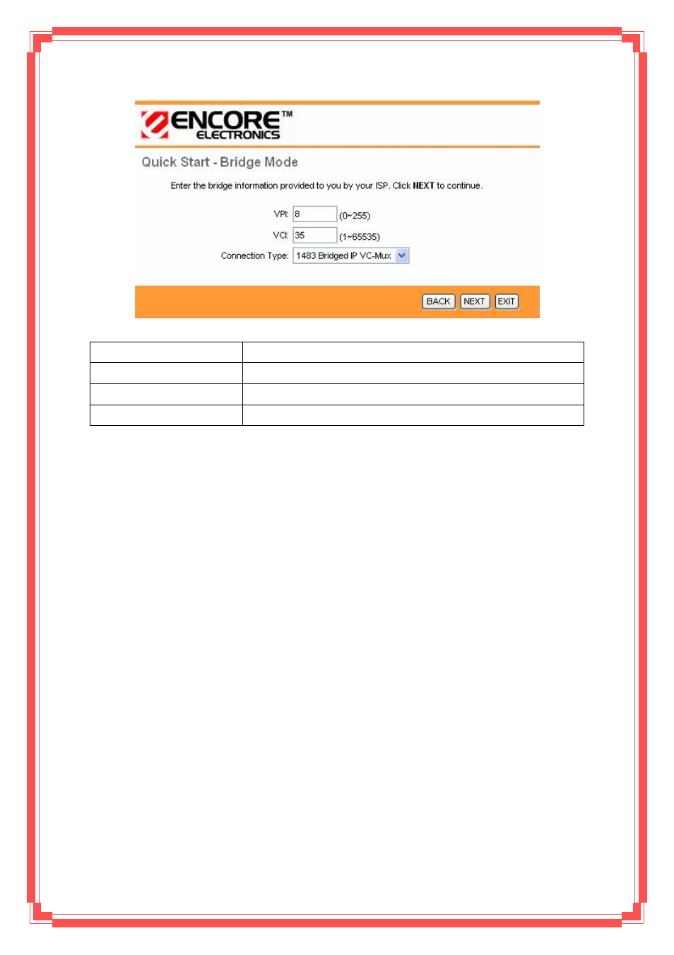 6 multiplexing, 7 vpi and vci | Encore electronic ENDSL-A2+WIG2 User Manual | Page 36 / 84