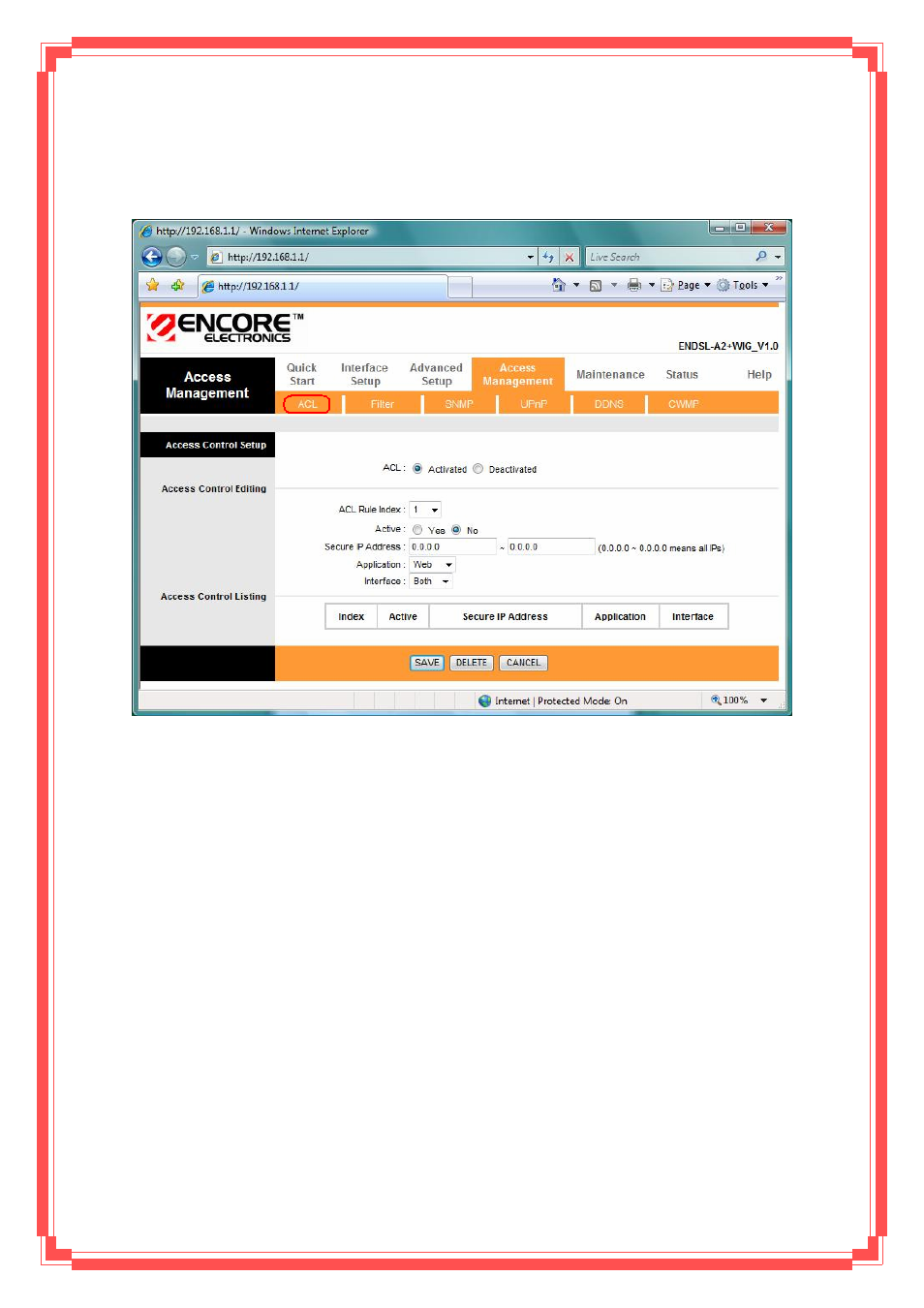 2 ip filter | Encore electronic ENDSL-A2+WIG2 User Manual | Page 63 / 84