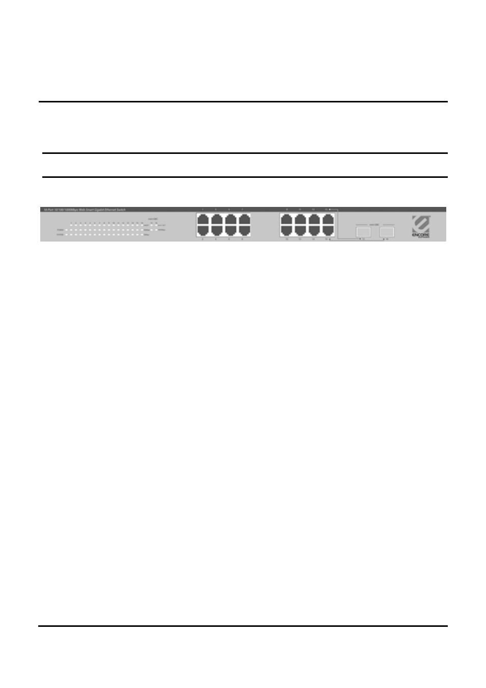 Identifying external components, Front panel | Encore electronic ENMGS-16+2 User Manual | Page 21 / 60