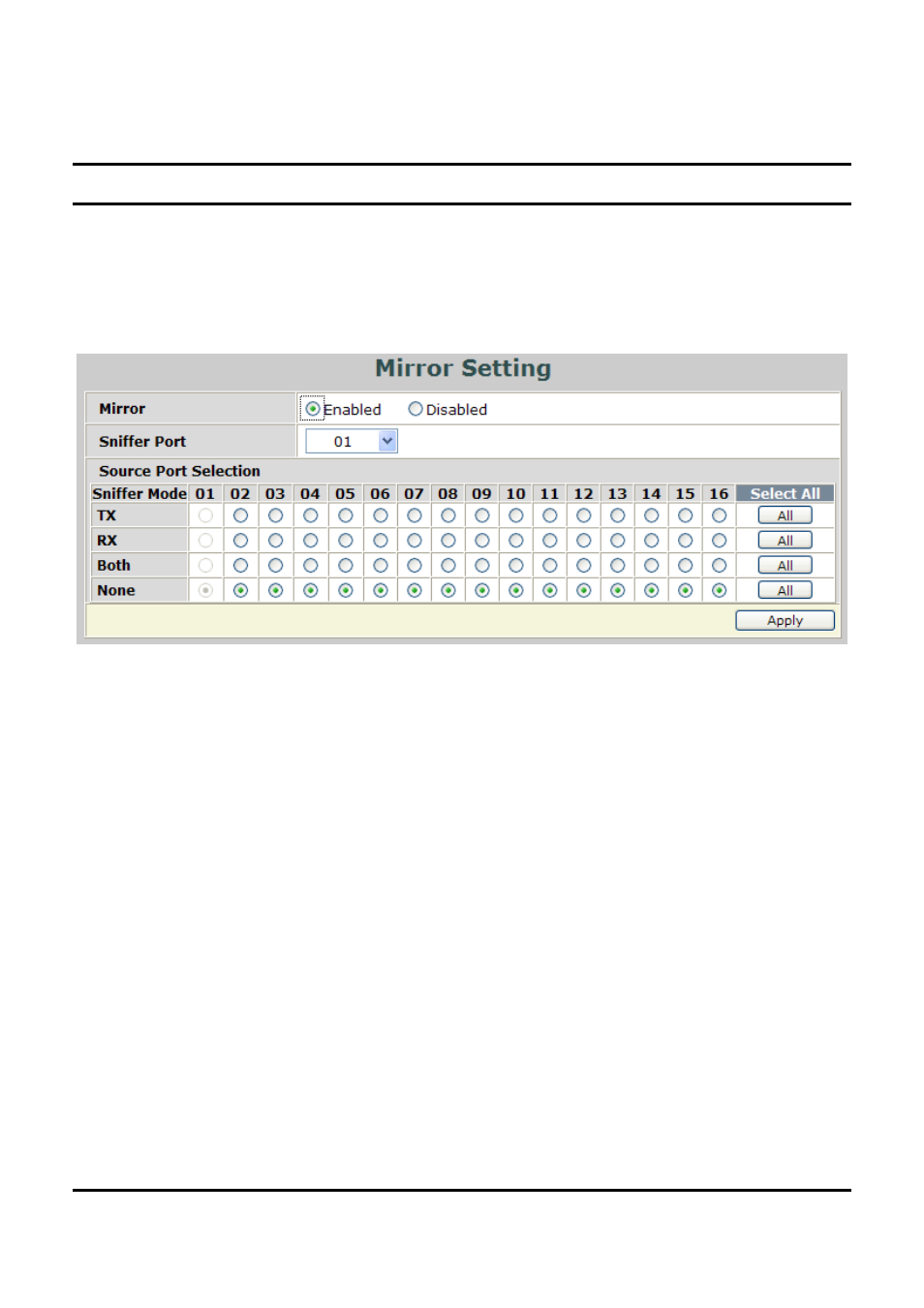 Mirror setting | Encore electronic ENMGS-16+2 User Manual | Page 49 / 60