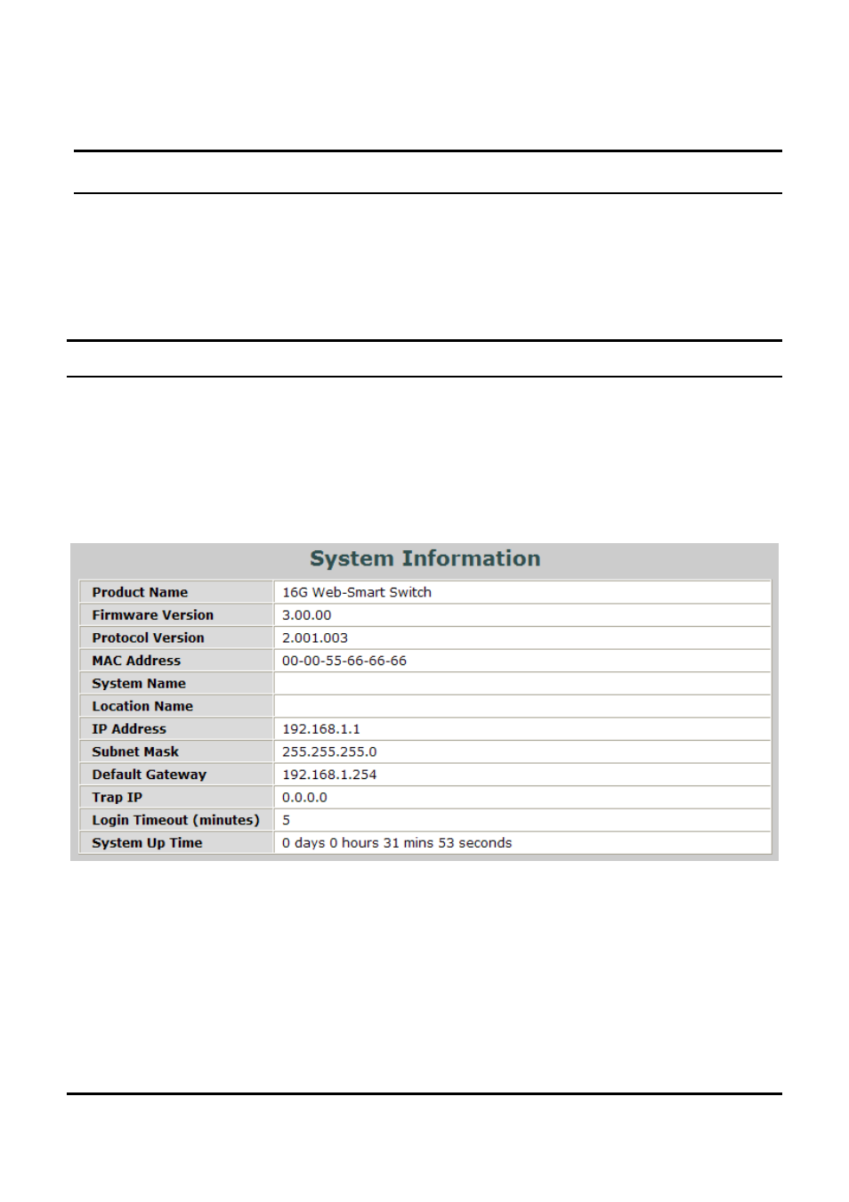 System setting, System information | Encore electronic ENMGS-16+2 User Manual | Page 52 / 60