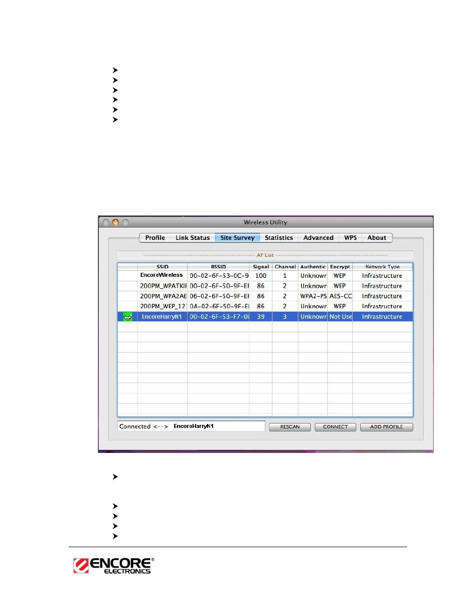 Site survey, Urvey | Encore electronic ENUWI-N3 User Manual | Page 41 / 59