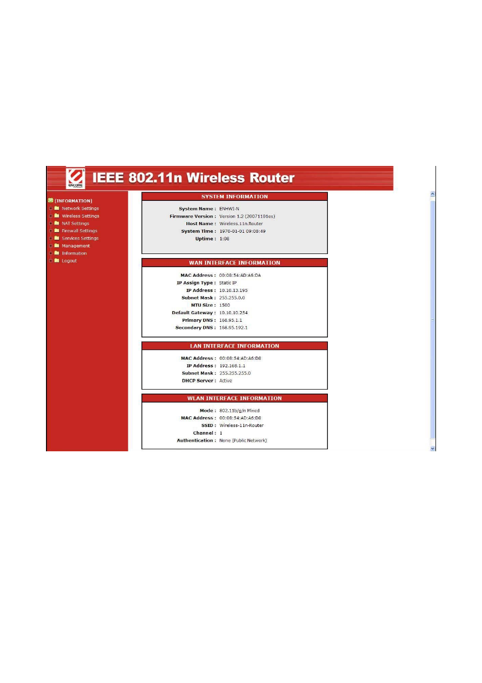 Encore electronic 802.11n User Manual | Page 12 / 52