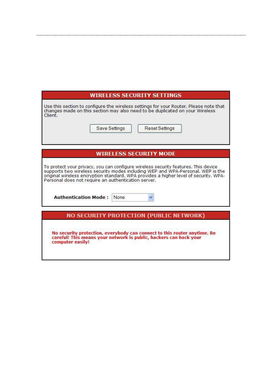 Security settings | Encore electronic 802.11n User Manual | Page 24 / 52