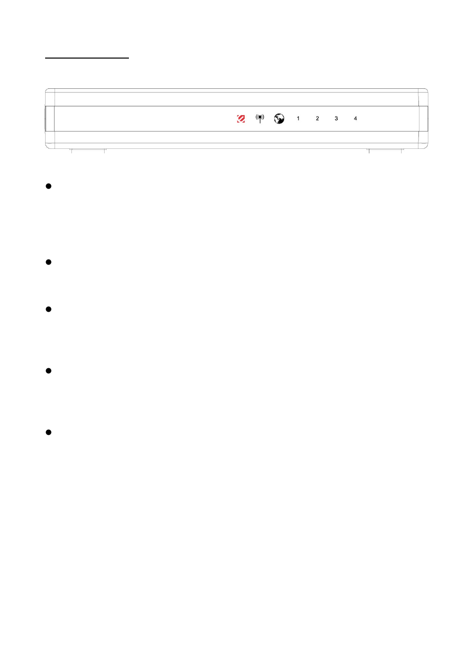 The front panel | Encore electronic 802.11n User Manual | Page 7 / 52