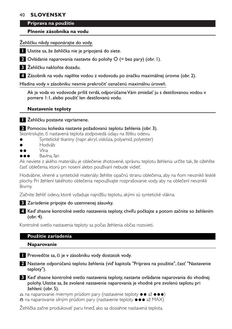 Philips GC1010 User Manual | Page 40 / 92