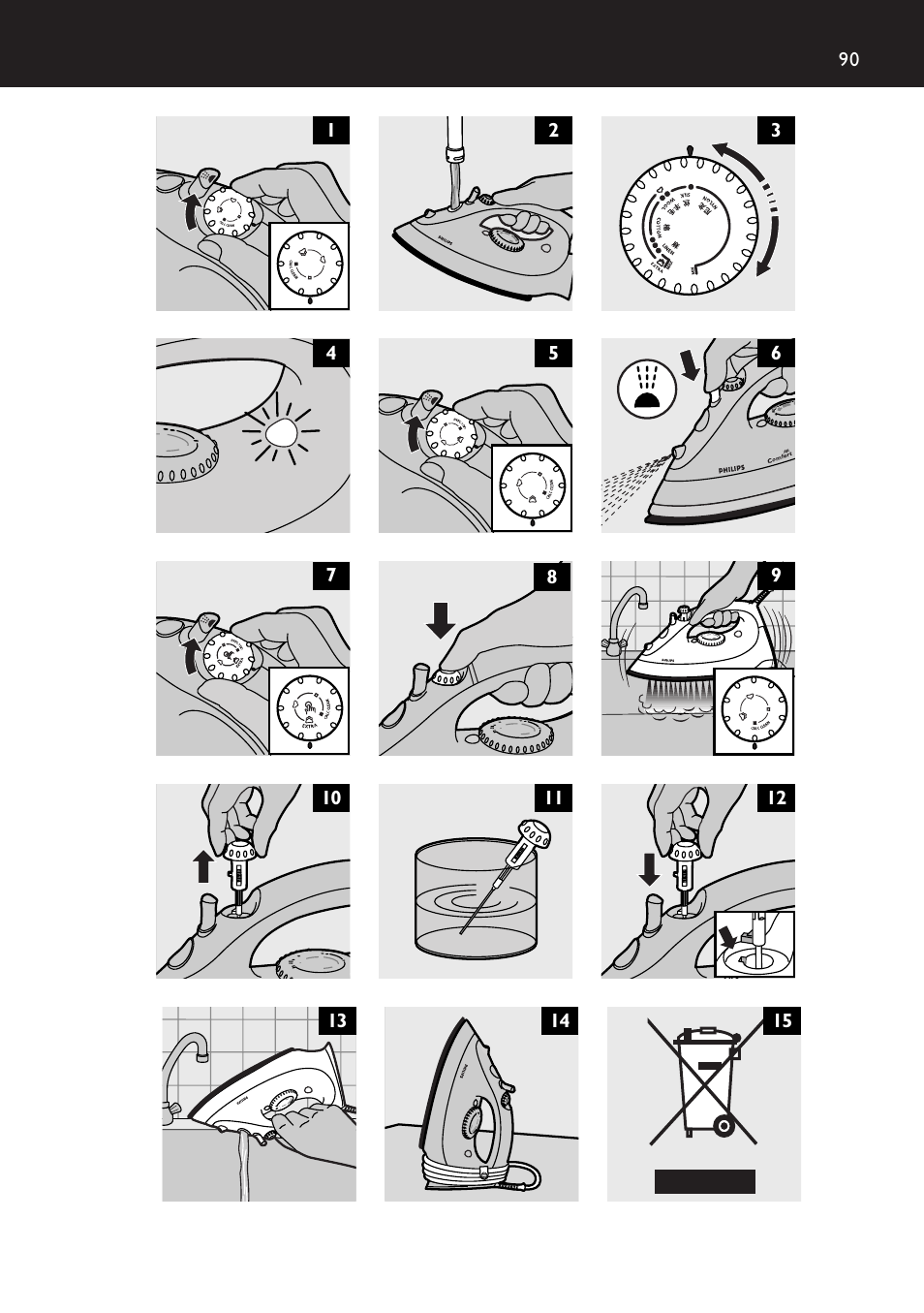 Philips GC1010 User Manual | Page 90 / 92