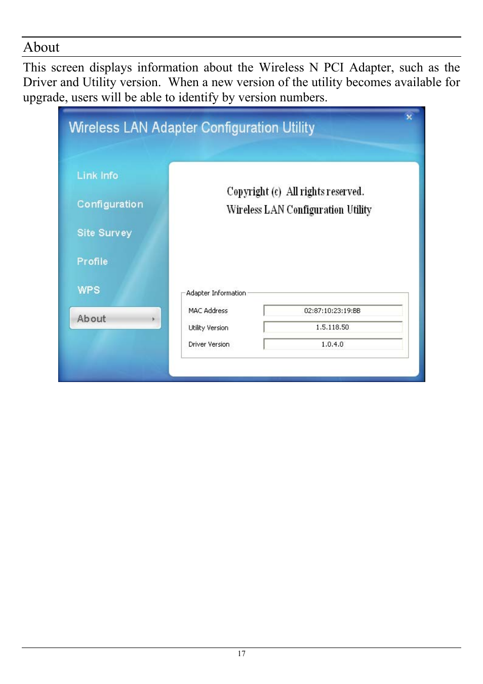 About | Encore electronic ENLWI-NX2 User Manual | Page 21 / 22