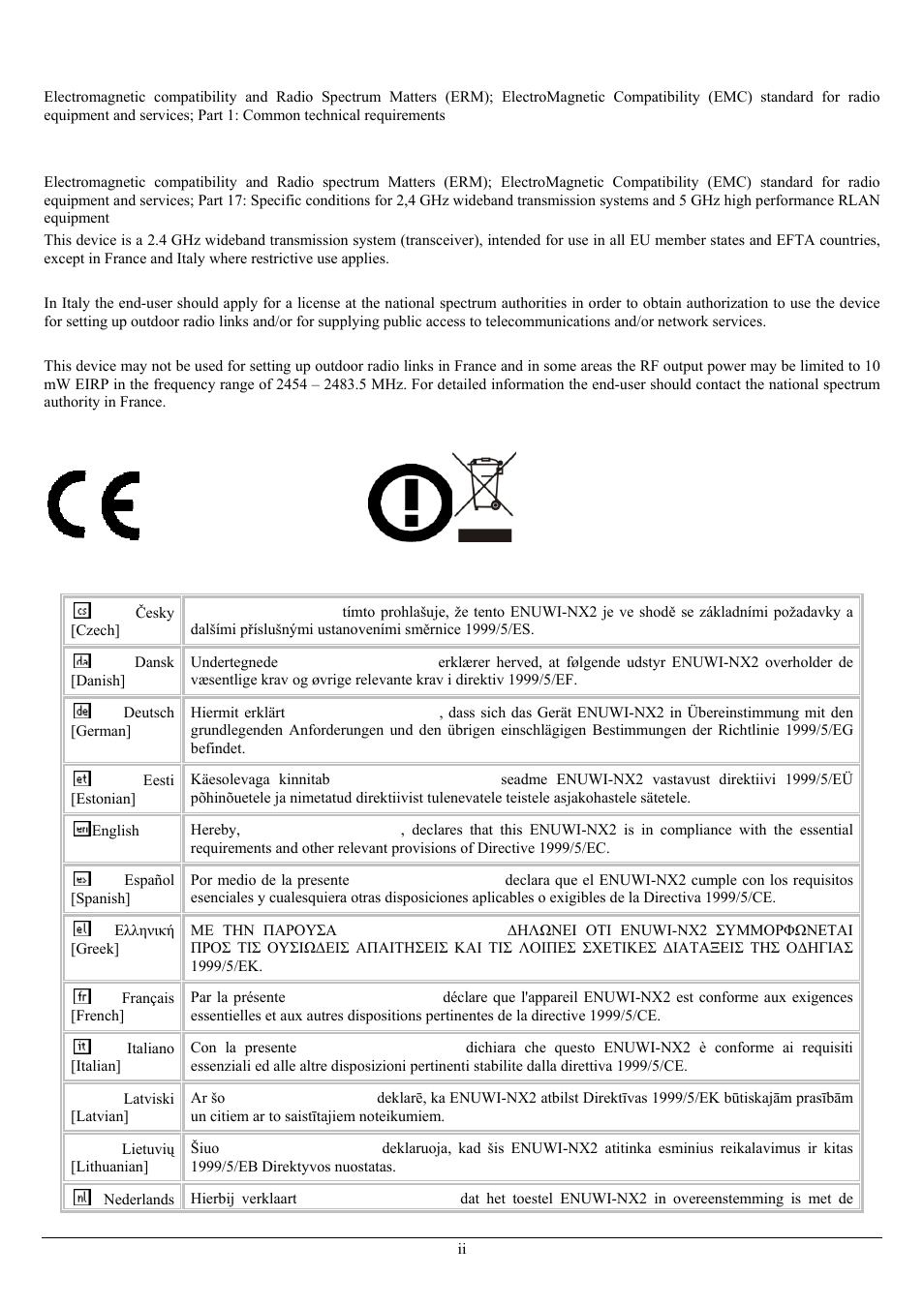 Encore electronic ENUWI-NX2 User Manual | Page 3 / 24