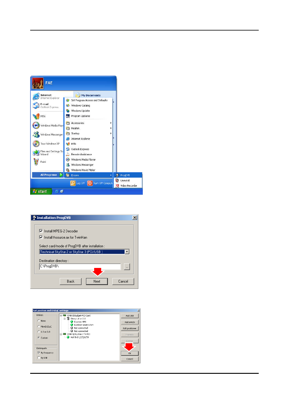 Chapter 3: launch the software, Enltv-dvb-s user’s guide, 1 running the enltv-dvb-s for the first time | Encore electronic ENLTV-DVB-S User Manual | Page 14 / 20