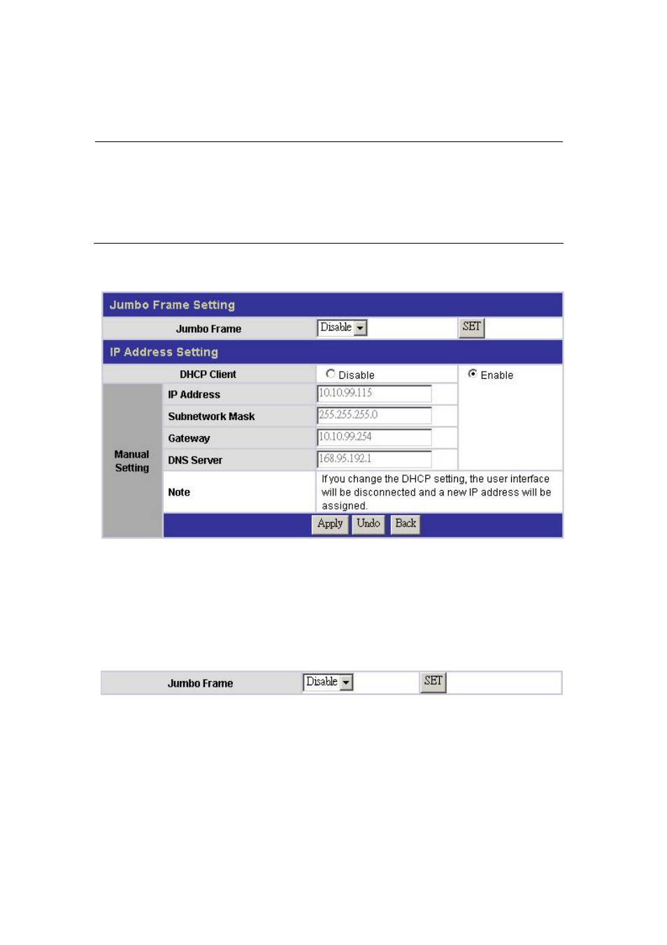 Jumbo mode | Encore electronic ENNHD-1GS User Manual | Page 36 / 64