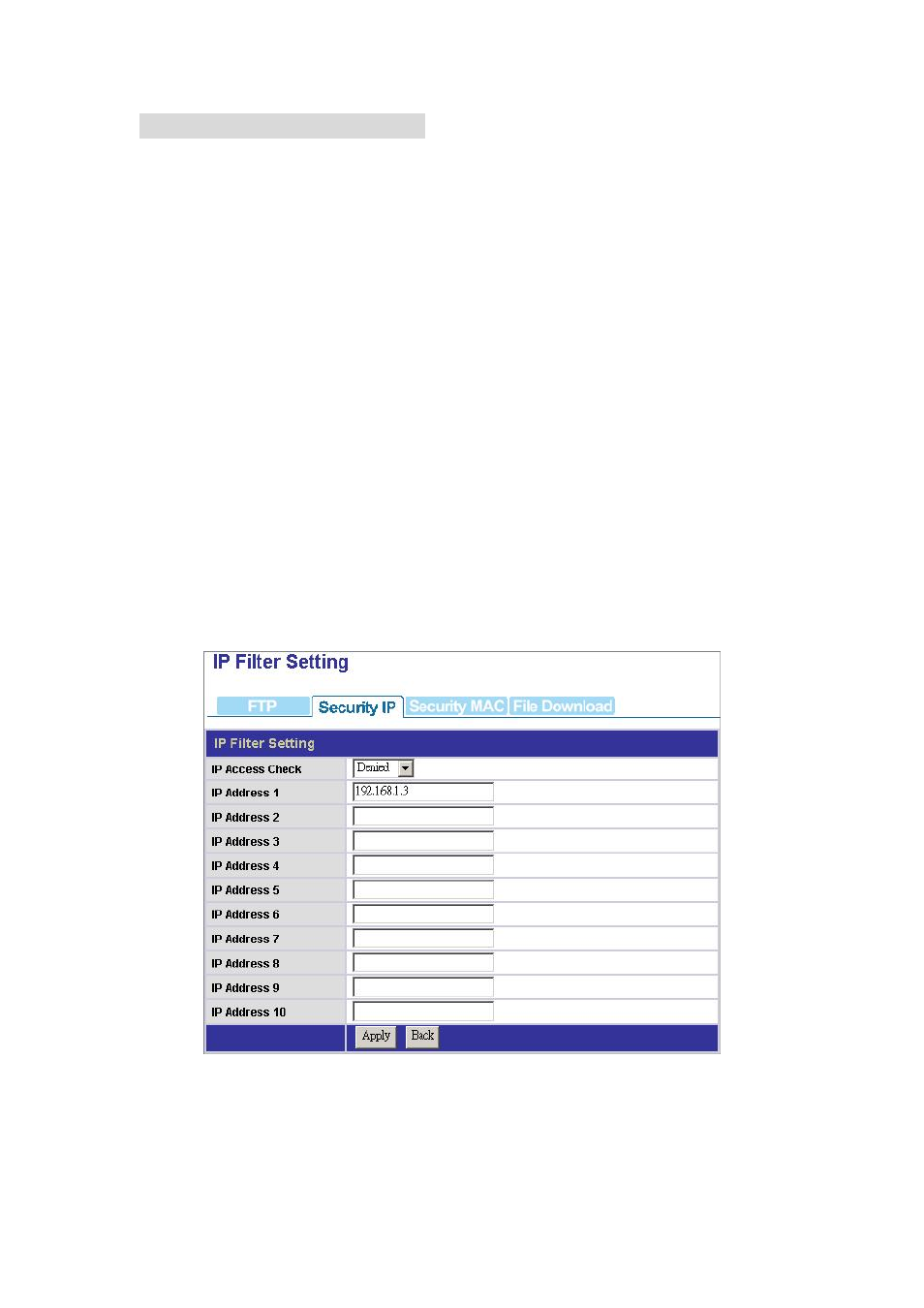 Security ip- ip filter setting | Encore electronic ENNHD-1GS User Manual | Page 45 / 64