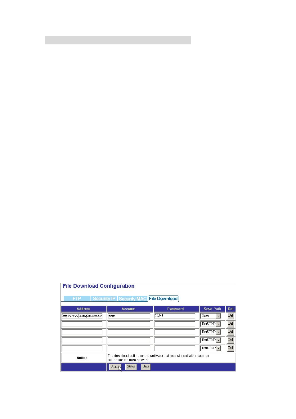 File download- file download configuration | Encore electronic ENNHD-1GS User Manual | Page 47 / 64