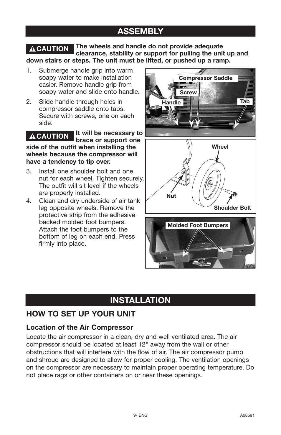 Installation assembly, How to set up your unit | Encore electronic (66-501-1) User Manual | Page 9 / 24