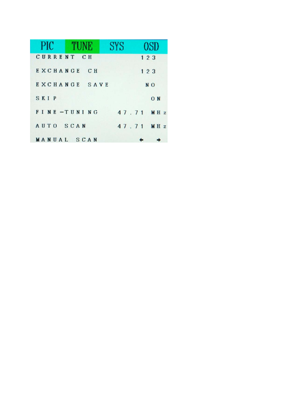 Tune | Encore electronic ENXTV-X2 User Manual | Page 14 / 16