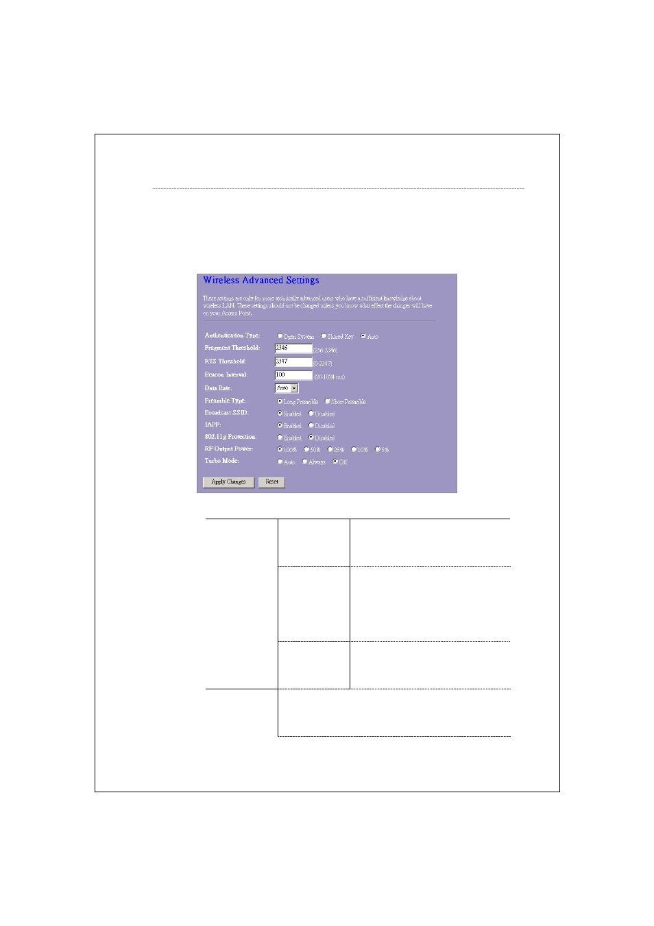 Advanced settings | Encore electronic ENHWI-G2 User Manual | Page 24 / 51