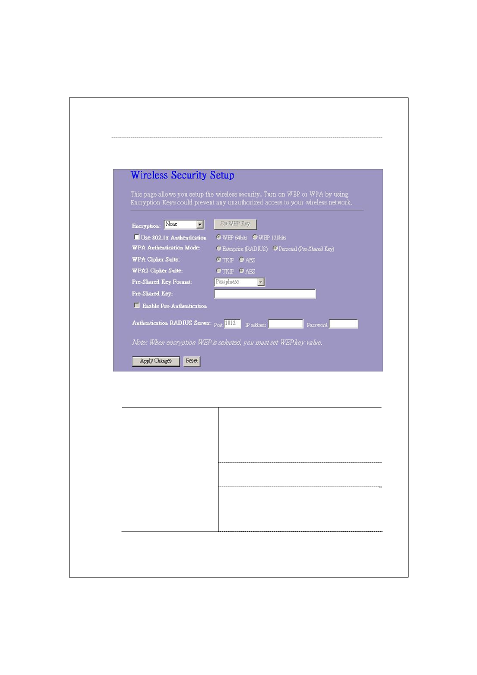 Security | Encore electronic ENHWI-G2 User Manual | Page 26 / 51