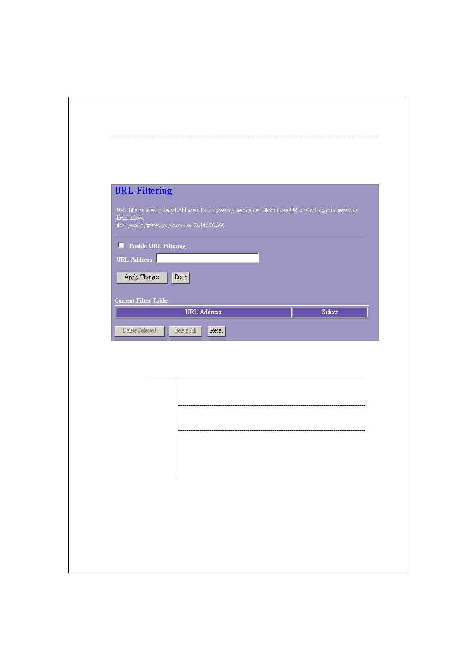 Url filtering | Encore electronic ENHWI-G2 User Manual | Page 40 / 51