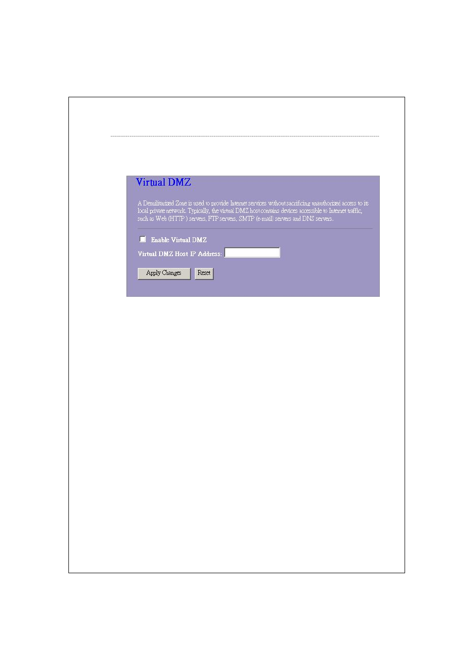 Virtual dmz | Encore electronic ENHWI-G2 User Manual | Page 41 / 51