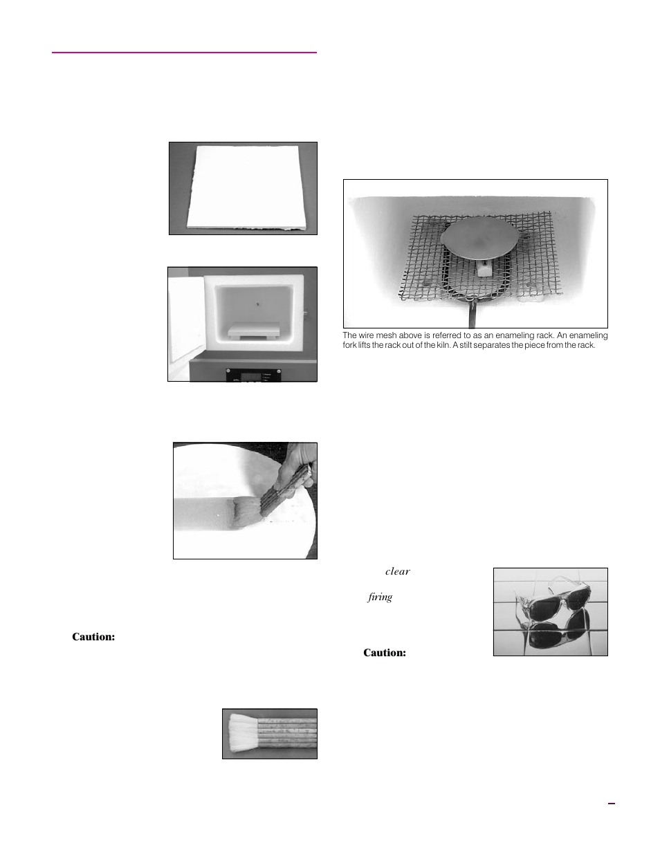 Basic operation, Accessories, Important guidelines | Elmer's Glass Kiln User Manual | Page 5 / 19