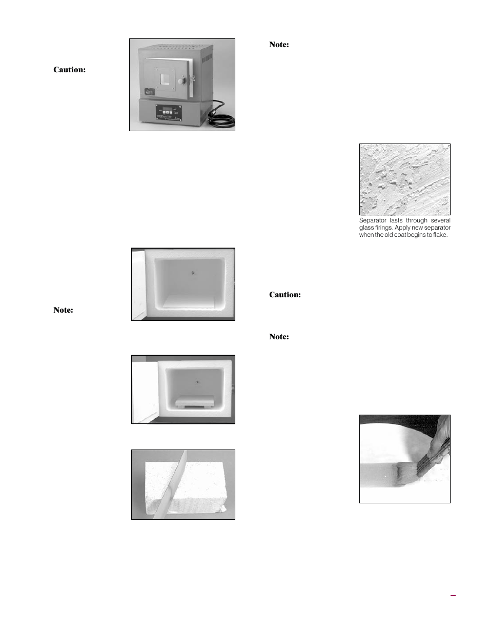 Venting the kiln, Loading the kiln | Elmer's Glass Kiln User Manual | Page 7 / 19