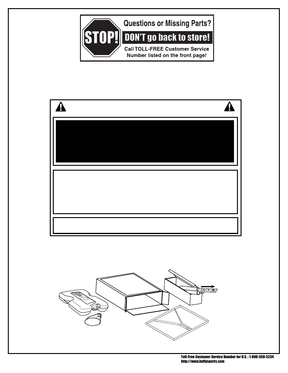 Safety instructions, Notice to assemblers | Huffy N1-506 User Manual | Page 2 / 33