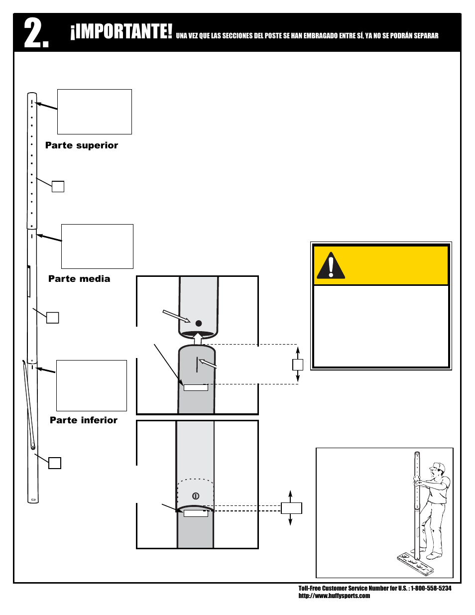 Importante, Precaución | Huffy N1-506 User Manual | Page 24 / 33