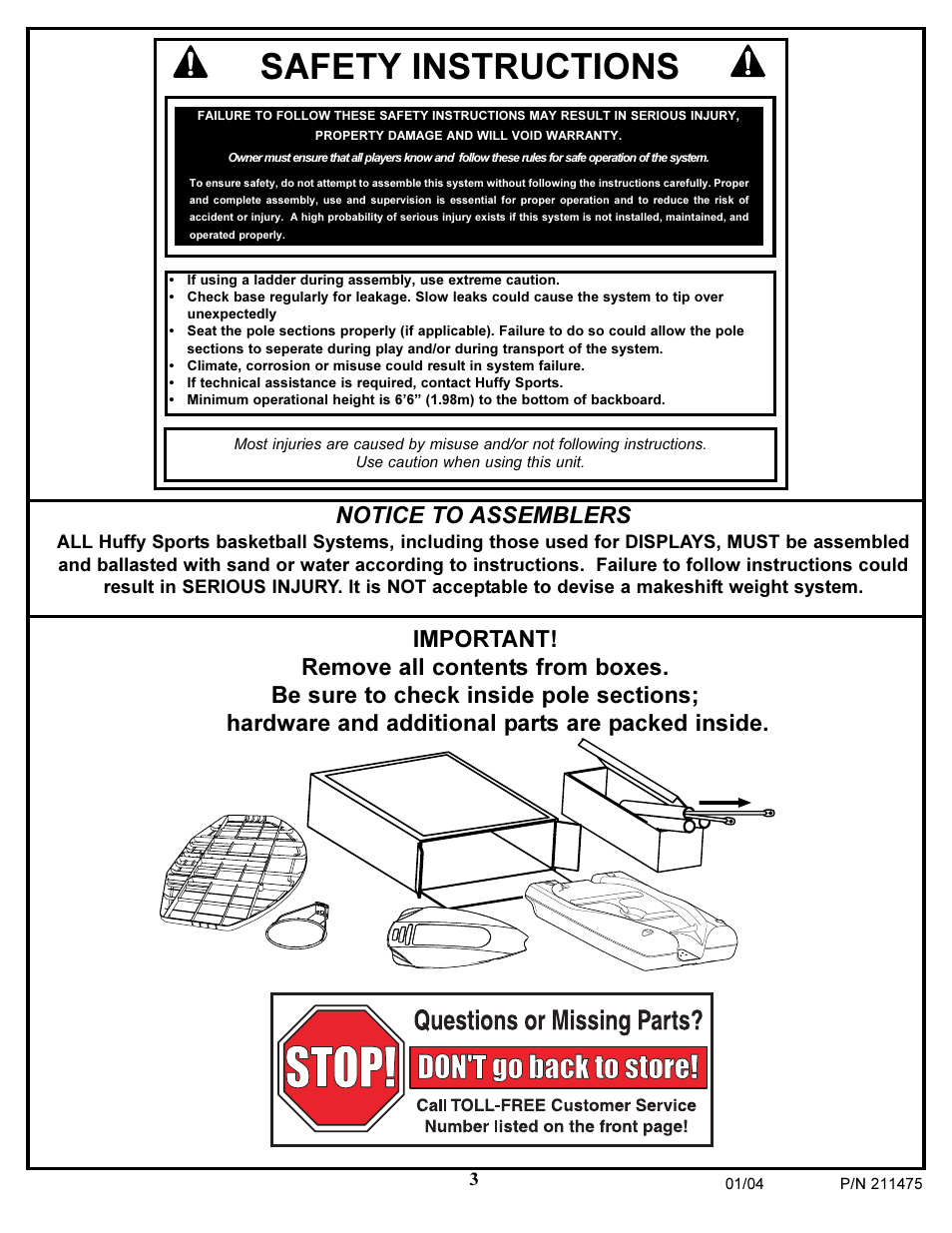 Safety instructions | Huffy DC177 User Manual | Page 3 / 28