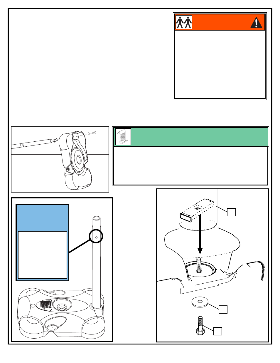 Important! wichtig! ¡importante | Huffy M581704 User Manual | Page 23 / 27