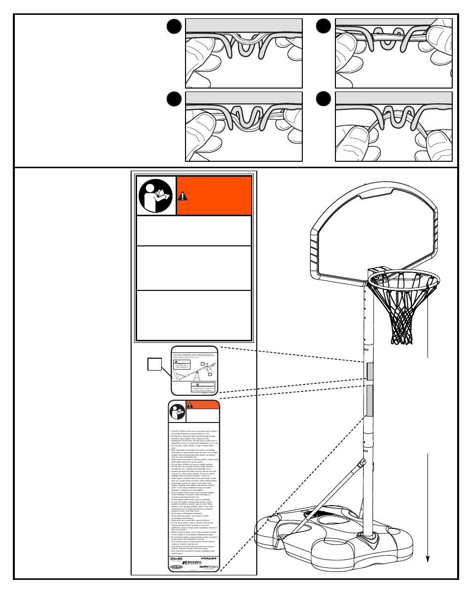 Avertissement ! warnung! ¡advertencia, Warning | Huffy M581704 User Manual | Page 27 / 27