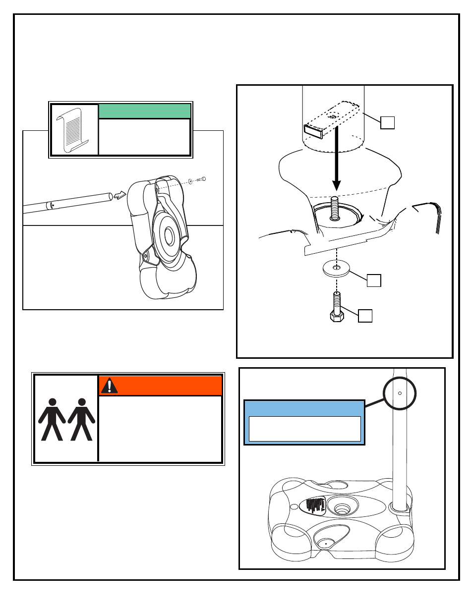 Warning | Huffy M581704 User Manual | Page 9 / 27