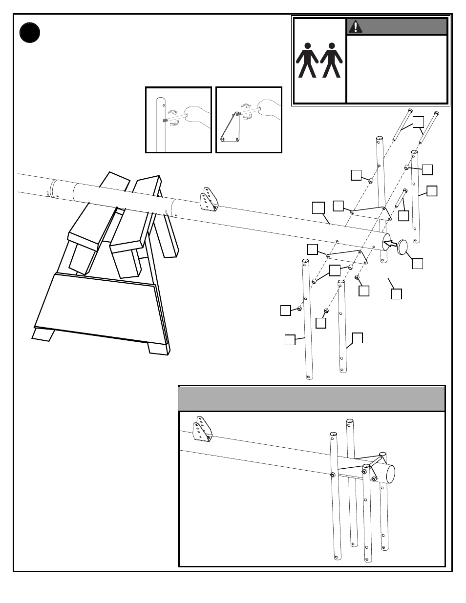 Warning! completed assembly | Huffy M6611343 User Manual | Page 22 / 62