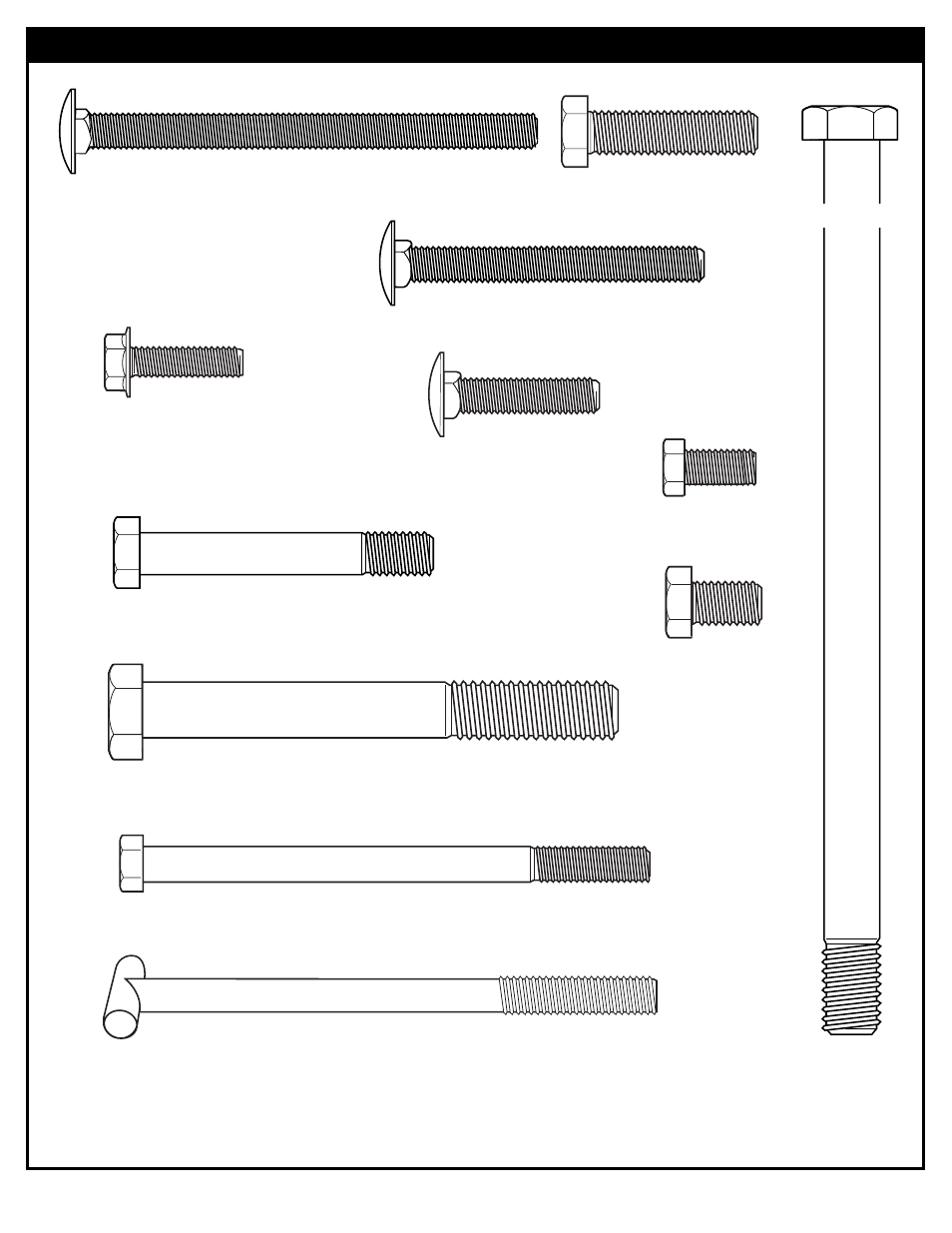 Hardware identifier (bolts & screws) | Huffy M6611343 User Manual | Page 8 / 62