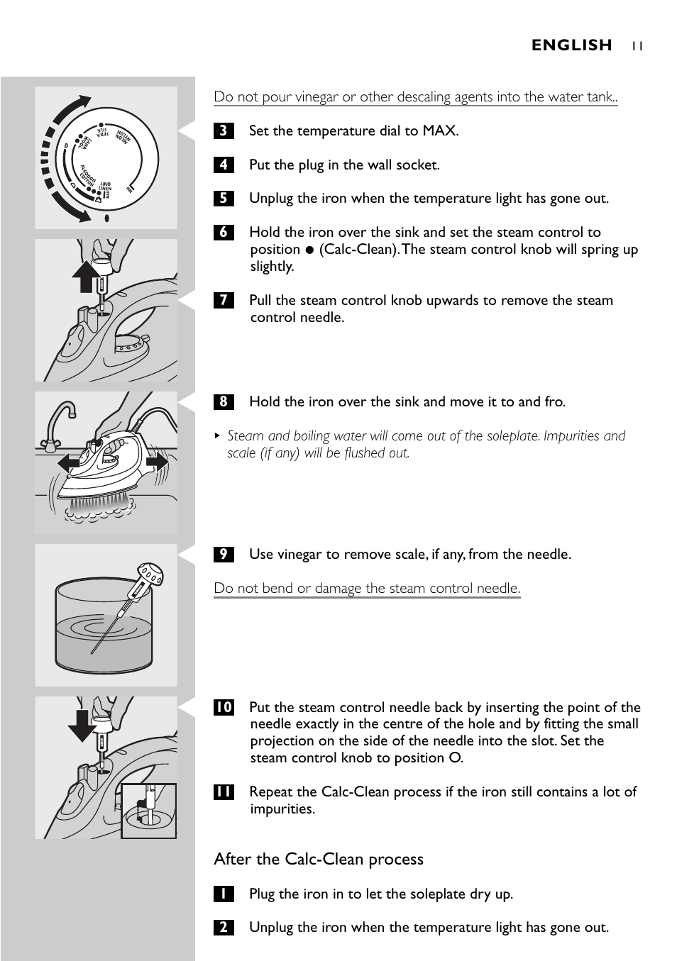 Philips GC2105 User Manual | Page 11 / 154