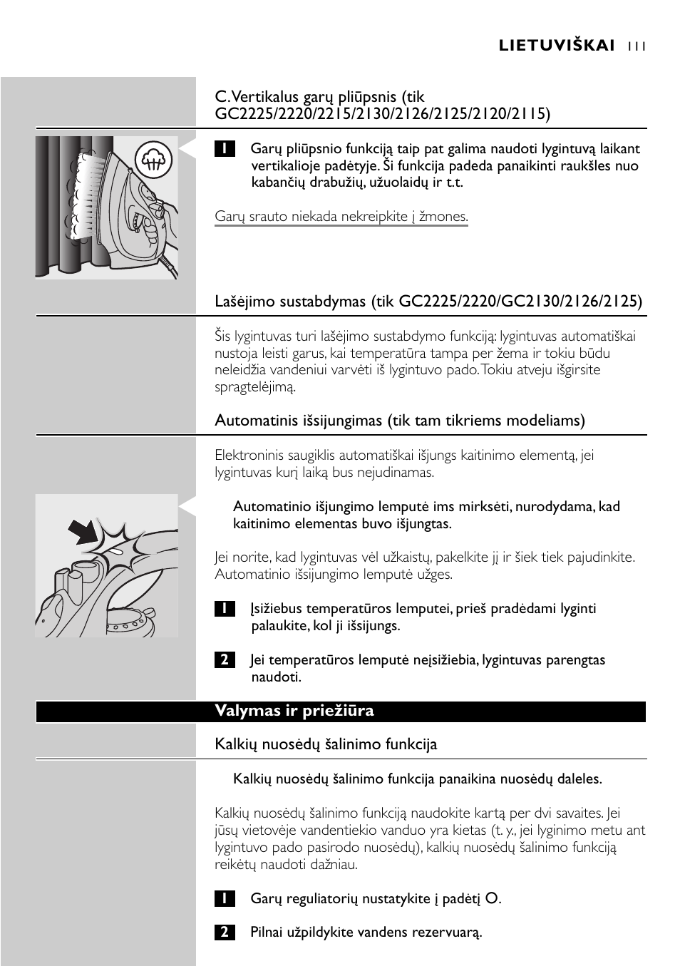Philips GC2105 User Manual | Page 111 / 154