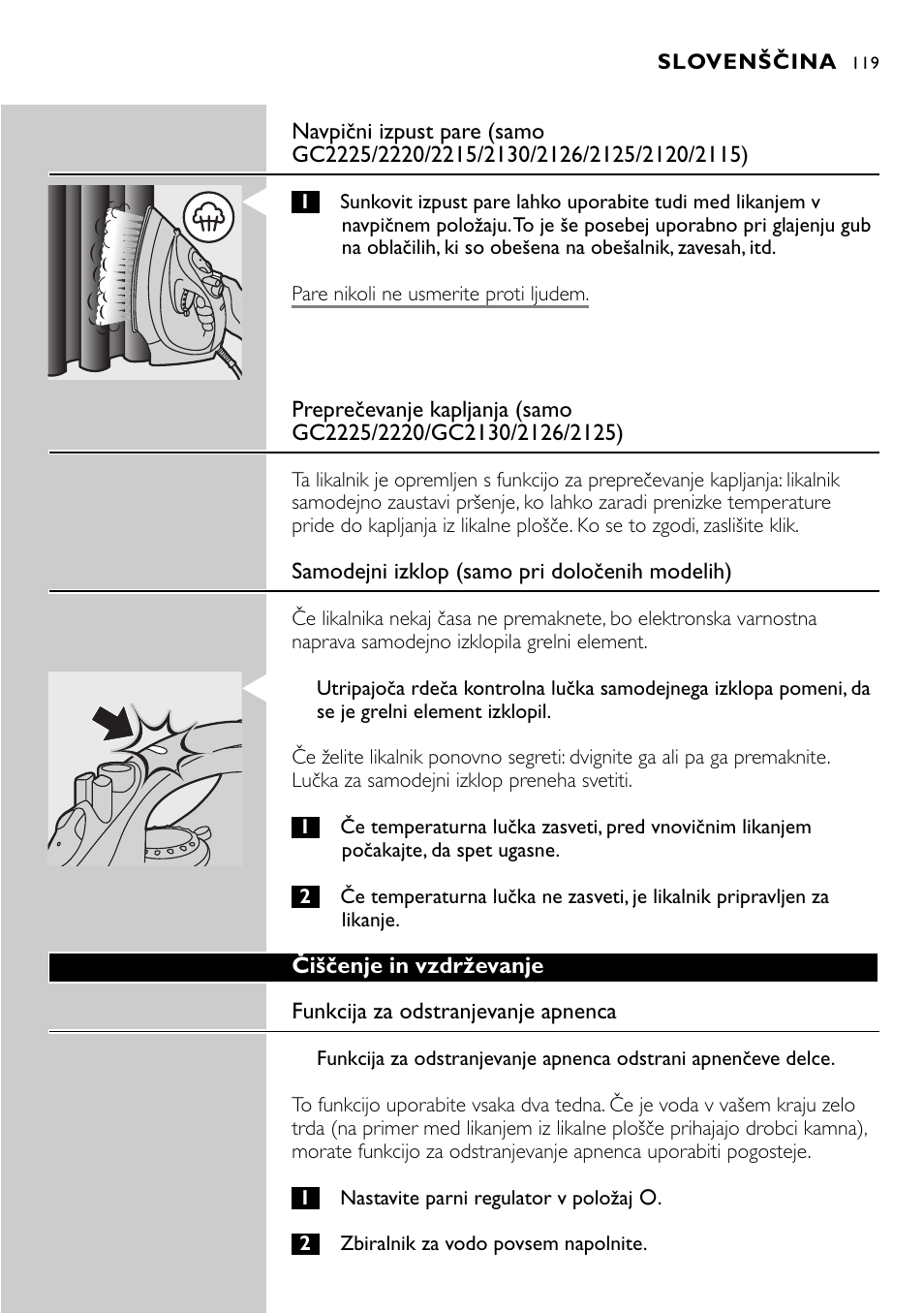 Philips GC2105 User Manual | Page 119 / 154