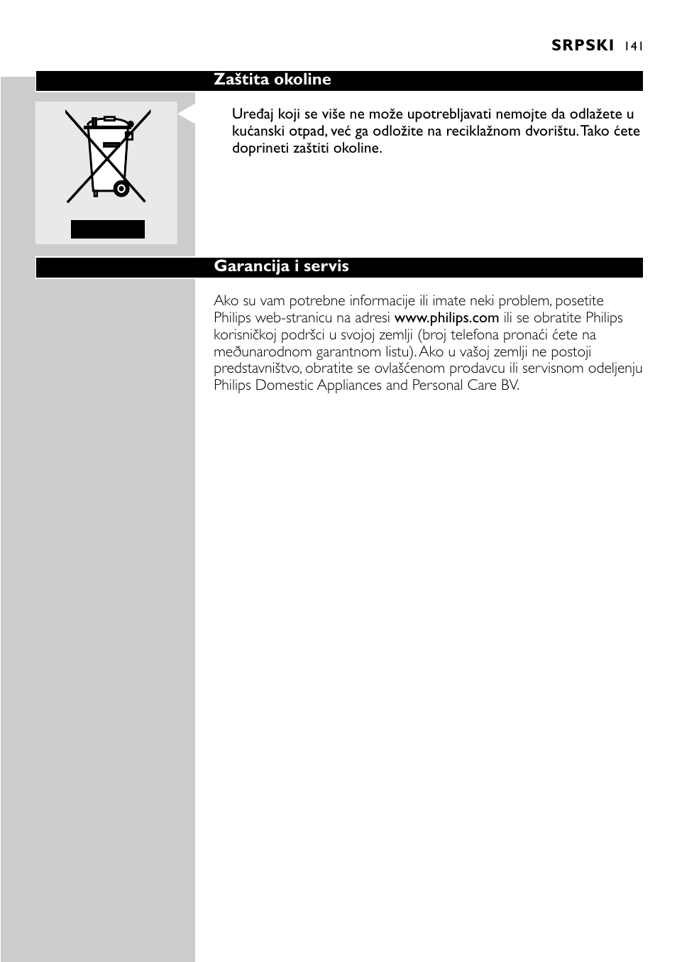 Philips GC2105 User Manual | Page 141 / 154