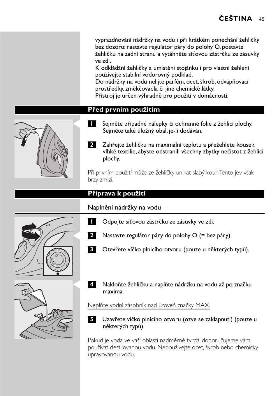 Philips GC2105 User Manual | Page 45 / 154