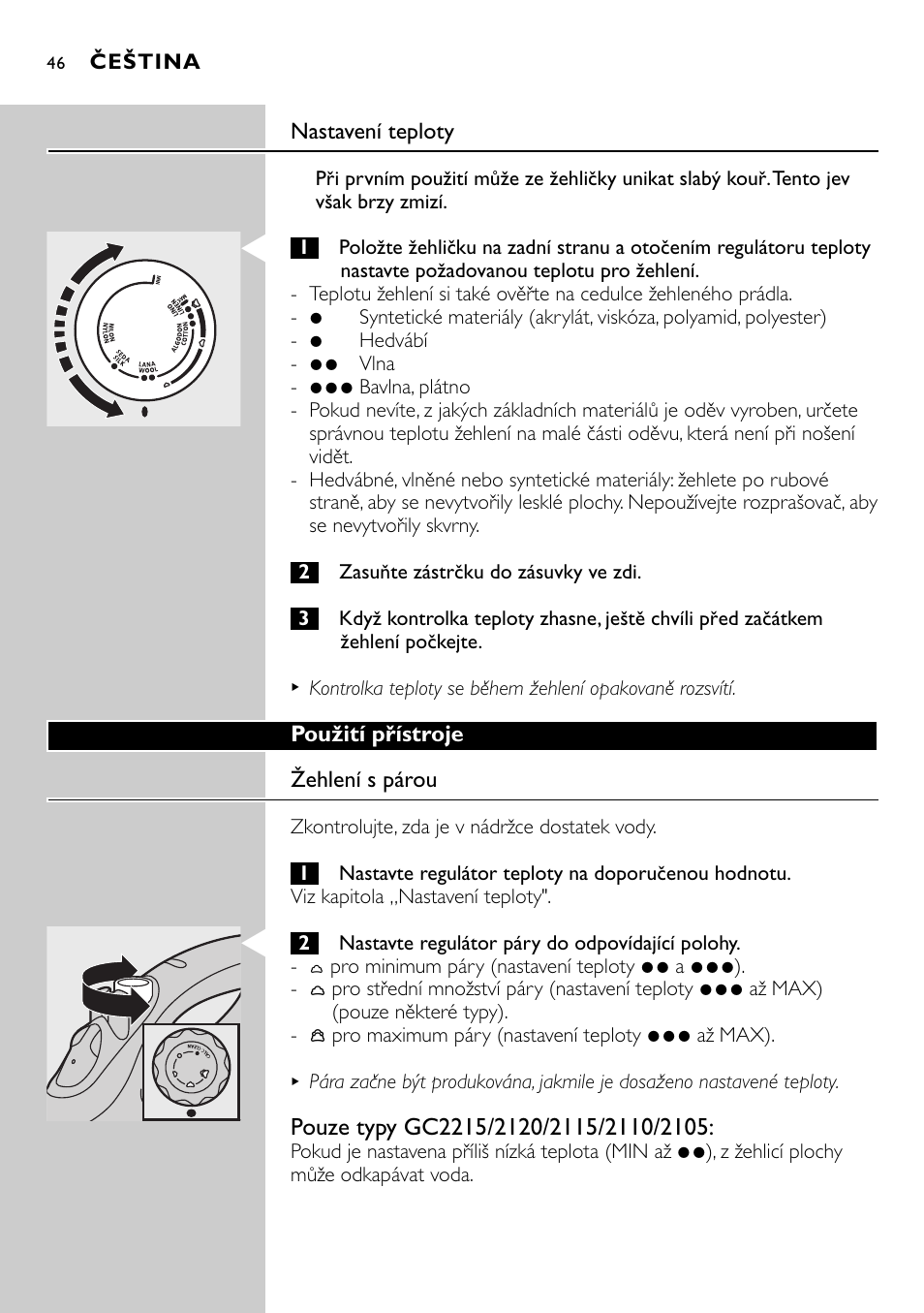 Philips GC2105 User Manual | Page 46 / 154