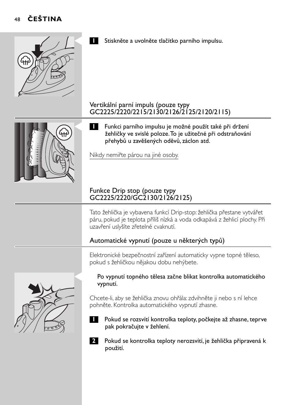 Philips GC2105 User Manual | Page 48 / 154