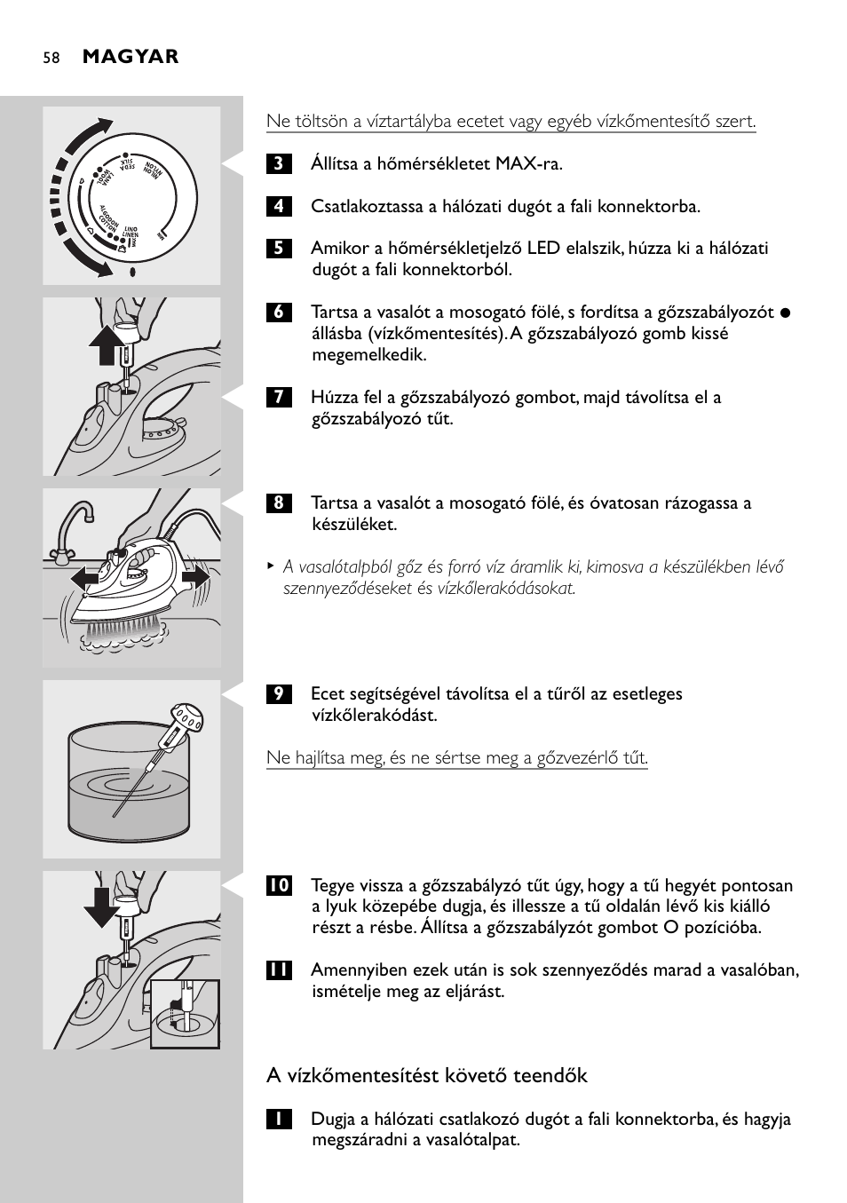 Philips GC2105 User Manual | Page 58 / 154