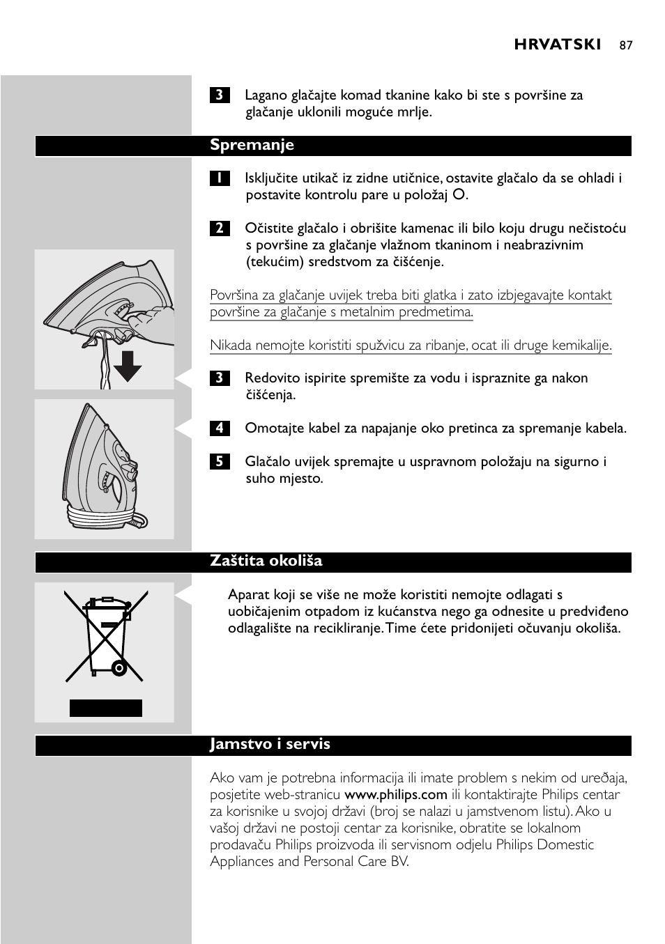 Philips GC2105 User Manual | Page 87 / 154
