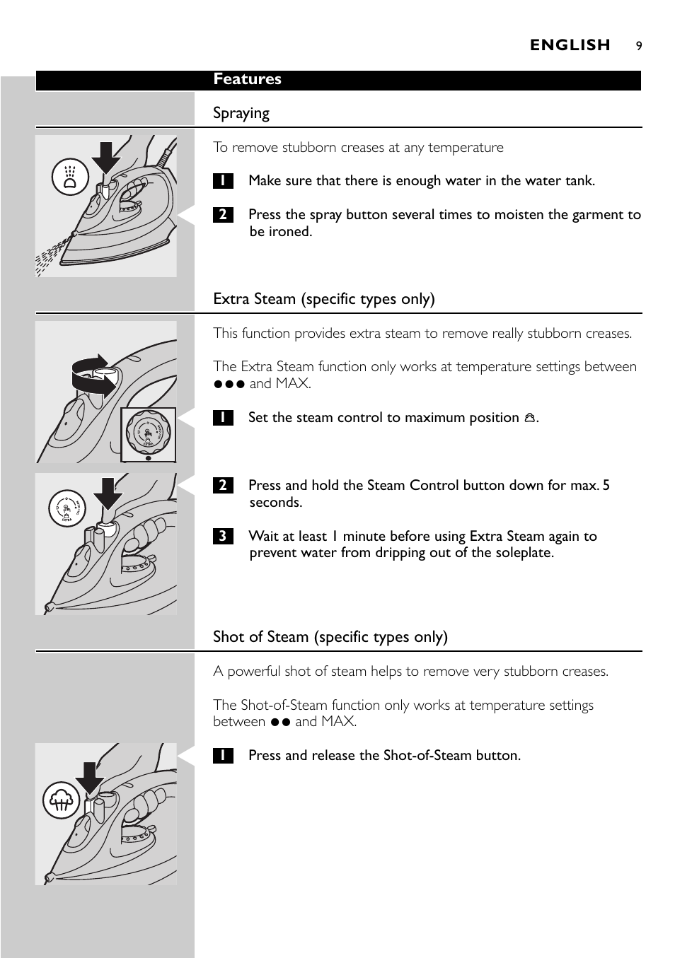 Philips GC2105 User Manual | Page 9 / 154