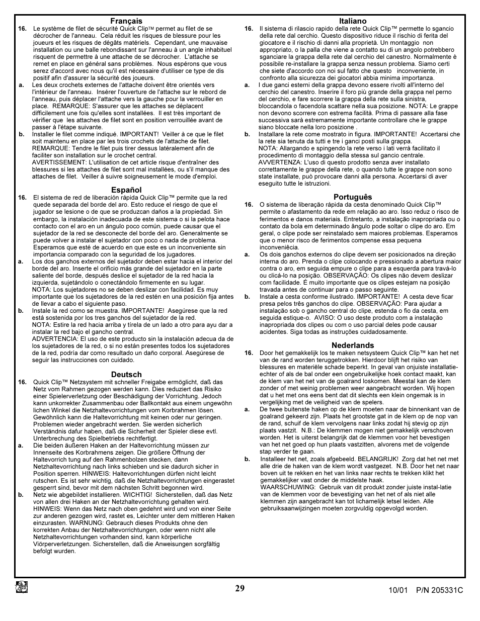 Huffy SKM 1030 User Manual | Page 29 / 35